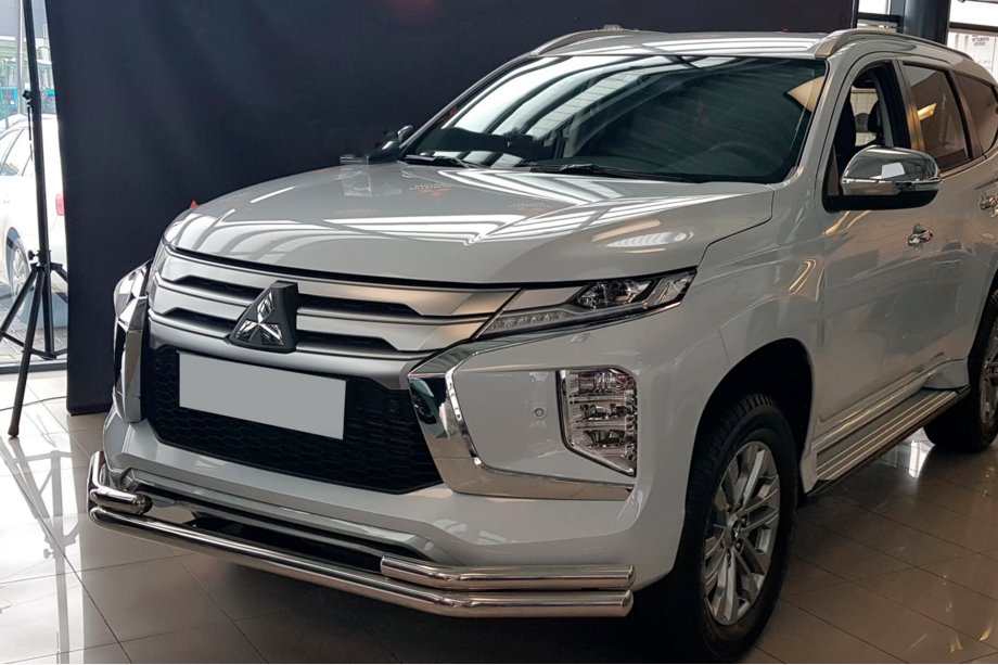 Mitsubishi Pajero Sport 2015– Sprednji zaščitni lok ST085 (2020+, nerjavno jeklo) Image
