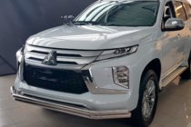 Mitsubishi Pajero Sport 2015– Sprednji zaščitni lok F3-60 (2020+, nerez) fotografija 2