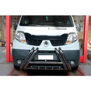 Kenguru lok F1-01 (nerjavno jeklo) Renault Trafic 2001–2015 fotografija 1
