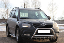 Skoda Yeti 2009–2017 Prednji zaščitni lok WT003 (nerjaveče jeklo) fotografija 4