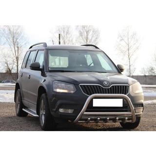 Prednji zaščitni lok WT003 (nerjaveče jeklo) Skoda Yeti 2009–2017 fotografija 4