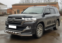 Toyota Land Cruiser 200 2007–2021 Sprednji zaščitni lok ST015 (2015+, nerj.) fotografija 3