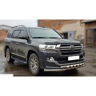 Sprednji zaščitni lok ST015 (2015+, nerj.) Toyota Land Cruiser 200 2007–2021 fotografija 2