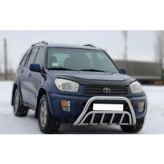 Sprednji zaščitni lok WT002 (nerjaveče jeklo) Toyota Rav 4 2001–2005 fotografija 2