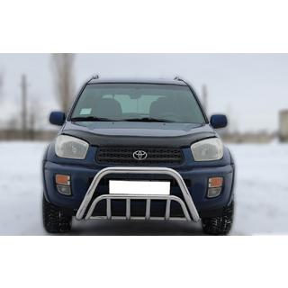 Sprednji zaščitni lok WT002 (nerjaveče jeklo) Toyota Rav 4 2001–2005 fotografija 1
