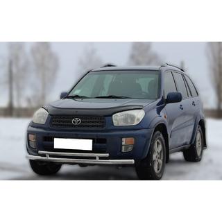 Sprednji zaščitni lok ST014-1 (nerjaveče jeklo) Toyota Rav 4 2001–2005 fotografija 3