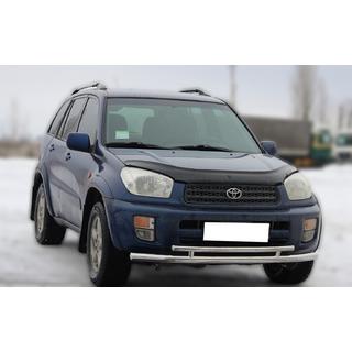Sprednji zaščitni lok ST014-1 (nerjaveče jeklo) Toyota Rav 4 2001–2005 fotografija 2
