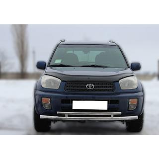 Sprednji zaščitni lok ST014-1 (nerjaveče jeklo) Toyota Rav 4 2001–2005 fotografija 1