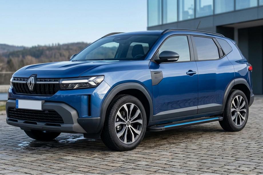 Dacia Duster 2024– Stranske stopnice Maya Blue (2 kos, aluminij) Fotografija 1