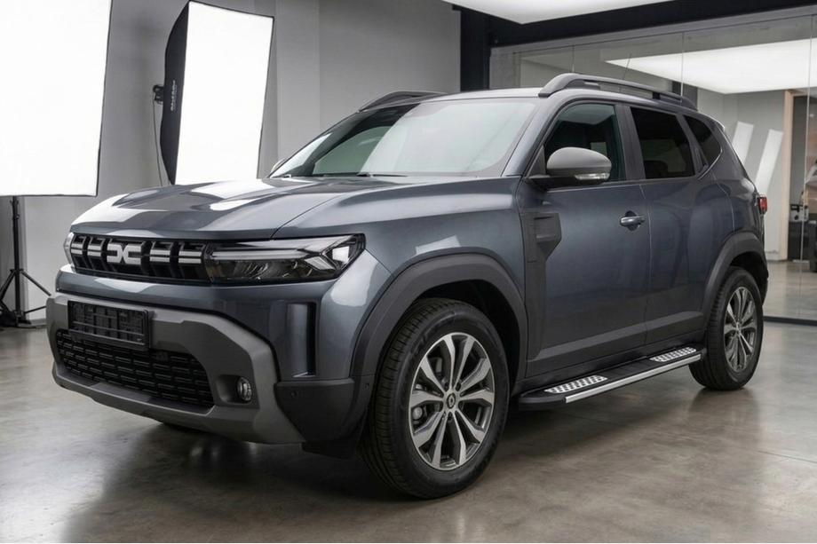 Dacia Duster 2024– Bočne stopnice Tayga Grey V2 (2 kos, aluminij) Image