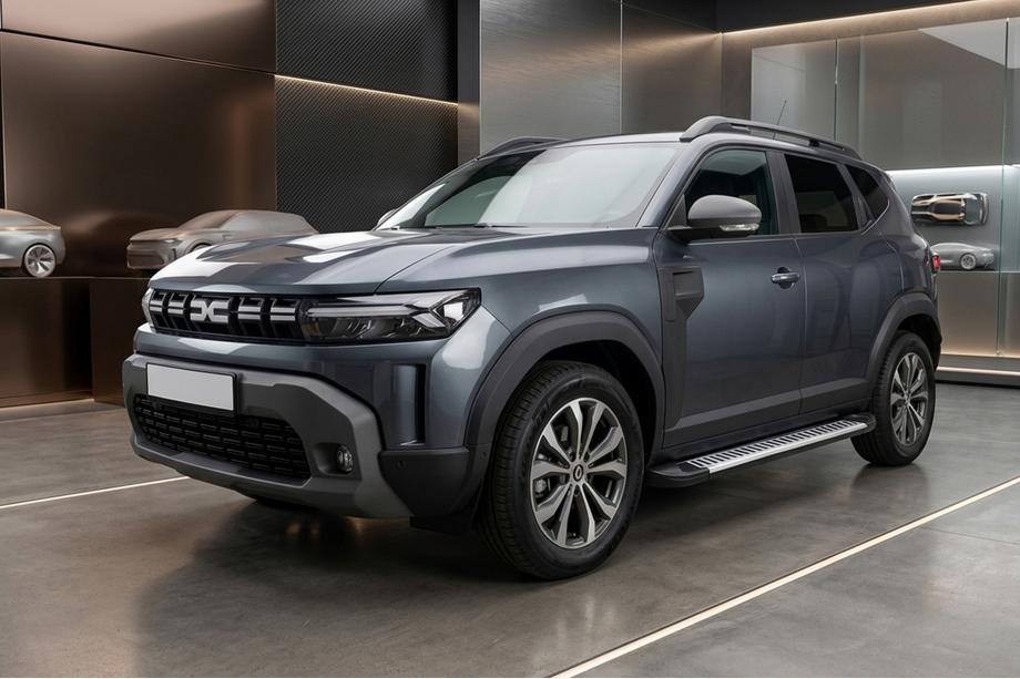 Dacia Duster 2024– Stranske stopnice Line (2 kosa, aluminij) Image