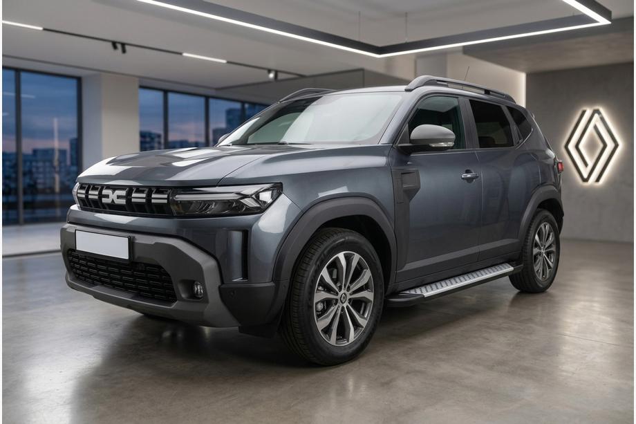 Dacia Duster 2024– Stranske stopnice Allmond Grey (2 kosa, aluminij) Image