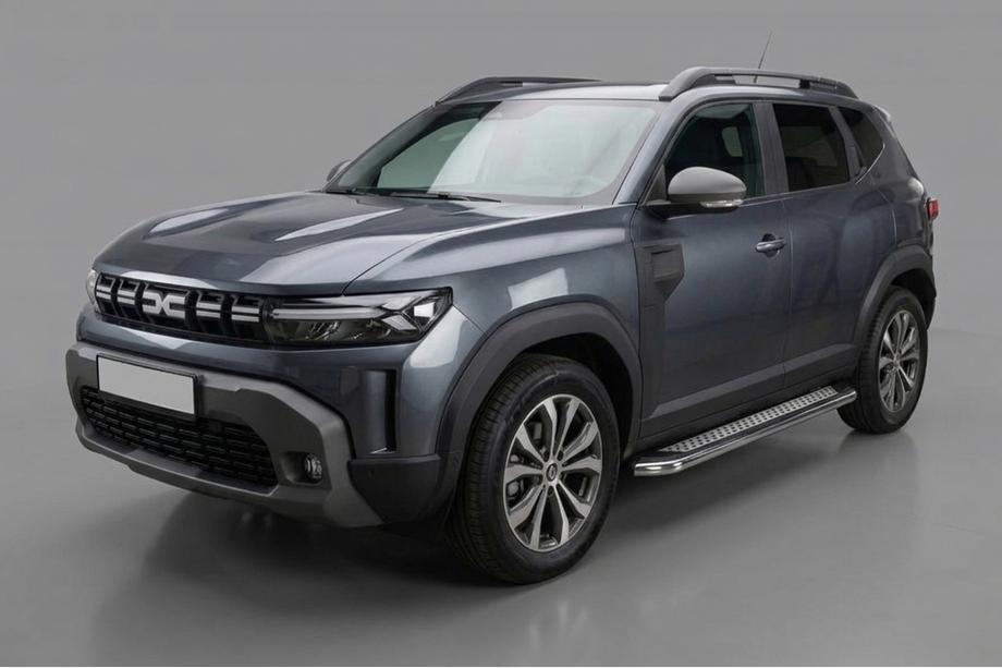 Dacia Duster 2024– Stranske stopnice Maydos V2 (2 kosa, aluminij/nerjavno jeklo) Image