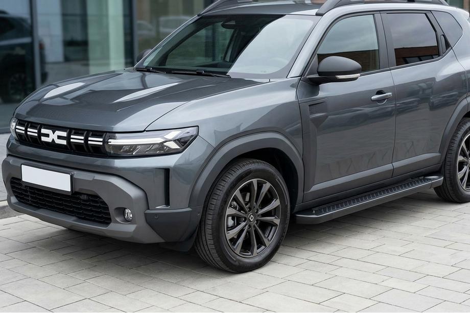Renault Duster 2024– Bočne stopnice Allmond Black (2 kos, aluminij) Image