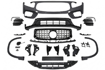 Mercedes GLB X247 2019– Sprednji odbijač AMG GLB35 2024 Style v sestavljenem stanju fotografija 2