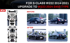 Mercedes S-class W222 2013–2022 Komplet za prenovo W223 AMG Line (z vratnimi kljukami in vstavki) fotografija 1