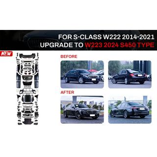 Komplet za prenovo W223 AMG Line (z vratnimi kljukami in vstavki)