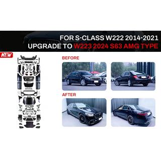 Restyling komplet za W223 S63 AMG (z vratnimi kljukami in vložki)