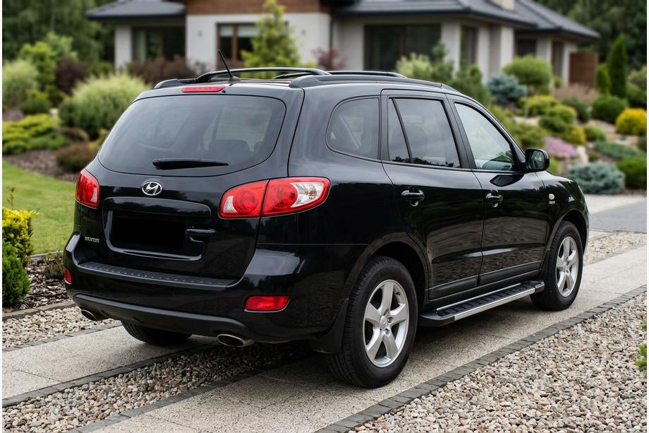 Hyundai Santa Fe 2 2006–2012 Stranske stopnice RedLine V1 (2 kos, aluminij) Image