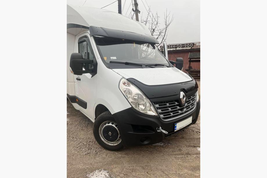 Nissan NV400 2010–2024 Vizir za vetrobransko steklo V1 (črna sijaj, 5 mm) Image