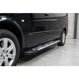 Stranske stopnice Sunrise (2 kos, aluminij) Mercedes Vito W639 2004–2014 fotografija 1