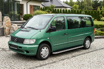 Mercedes Vito W638 1996–2003 Stranski pragovi Maydos V1 (2 kos, aluminij ↗ nerjaveče jeklo) fotografija 1