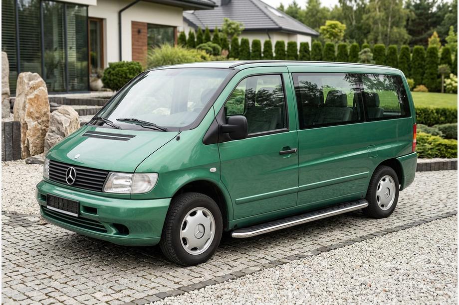 Mercedes Vito W638 1996–2003 Stranski pragovi Maydos V1 (2 kos, aluminij ↗ nerjaveče jeklo) Image