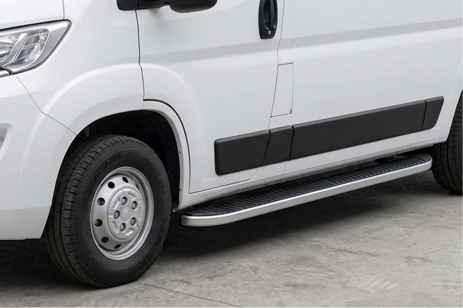 Citroen Jumper 2007–2025 Stranske stopnice Tayga Grey (2 kos, aluminij) Image