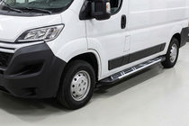 Fiat Ducato 2006–2025 Stranske stopnice Sunrise (2 kos, aluminij) fotografija 1