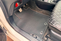 Toyota Yaris 2010–2020 Carsuit ДВС gumijasti tepihi za notranjost (Črni) fotografija 1
