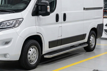 Peugeot Boxer 2006–2025 Stranske stopnice Maydos V1 (2 kosa, aluminij / nerjavno jeklo) fotografija 1