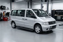 Mercedes Vito W638 1996–2003 Bočne stopnice Bosphorus Black (2 kos, aluminij) fotografija 1