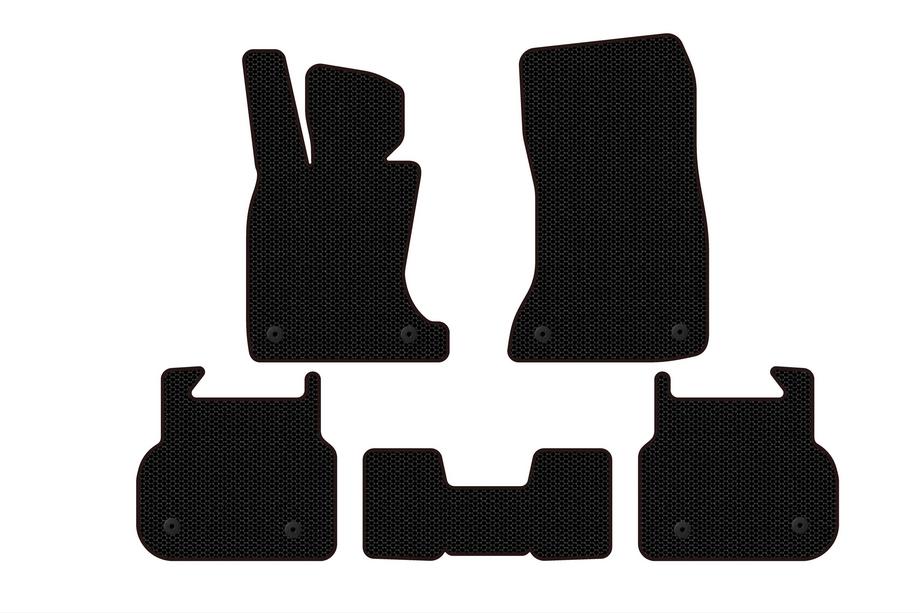 BMW serija 7 F01/F02 2008–2015 Gumijasti tepihi Carsuit (za F01, črni) Image