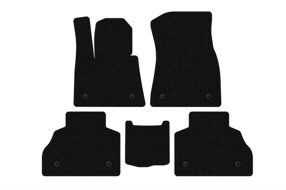 BMW X7 G07 2019– Gumijasti avtomobilski tepihi Carsuit (2 vrsti, črni) Image