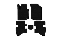 Citroen C-1 2005–2014 Gumijaste preproge Carsuit (HB, črne) fotografija 1