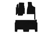 Dodge Grand Caravan V 2008–2020 Gumijasti tepihi za avto Carsuit (2008-2020, 2 vrsti, 8-sedežni/oprema SXT, črni) fotografija 1