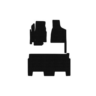 Gumijasti tepihi za avto Carsuit (2008-2020, 2 vrsti, 8-sedežni/oprema SXT, črni) Dodge Grand Caravan V 2008–2020 fotografija 1