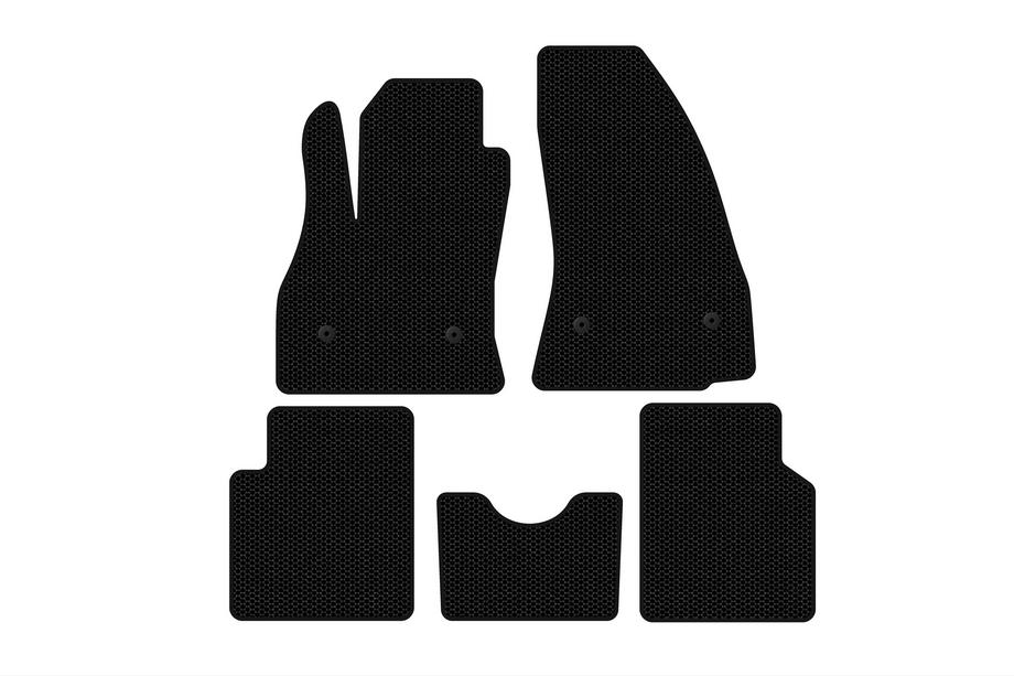 Fiat 500/500L 2013–2022 Gumijaste preproge Carsuit (za 500L, črne) Image