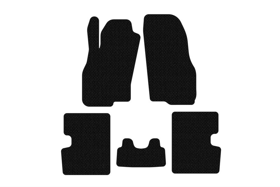 Fiat Grande Punto/Punto EVO 2006–2018 Gumijasti talni tepihi Carsuit (HB, 5-vratni, pred prenovo, črni) Image