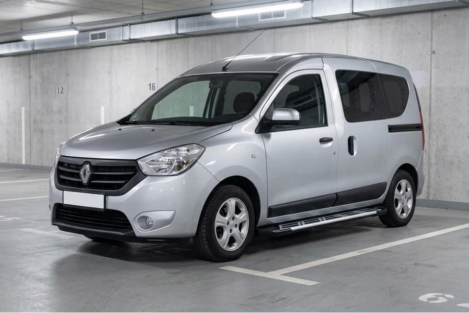 Dacia Dokker 2013–2022 Stranske stopnice Sunrise (2 kos, aluminij) Image