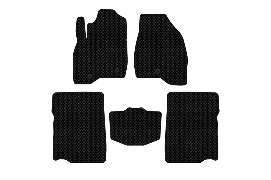 Ford Explorer 2011–2019 Gumijasti tepihi Carsuit (2017-2019, 2. vrsta, 7-sedežni, črni) Image
