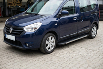 Dacia Dokker 2013–2022 Bočne stopnice Duru (2 kosa, aluminij) fotografija 1