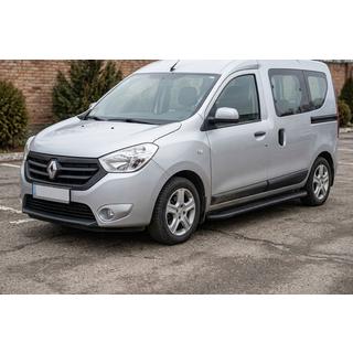 Bočne stopnice Bosphorus Black (2 kos, aluminij) Dacia Dokker 2013–2022 fotografija 1