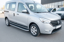 Dacia Dokker 2013–2022 Bočne stopnice Tayga (2 kos, aluminij) fotografija 1