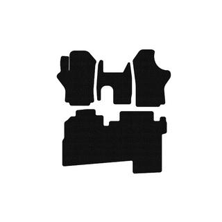 Gumijasti avtomobilski tepihi Carsuit (2004-2007, 2 vrsti, 8-sedežni, črni) Hyundai H200, H1, Starex 1998–2007 fotografija 1