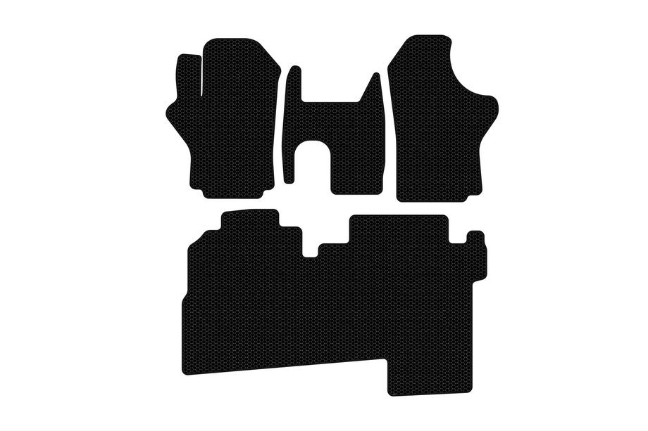 Hyundai H200, H1, Starex 1998–2007 Gumijasti avtomobilski tepihi Carsuit (2004-2007, 2 vrsti, 8-sedežni, črni) Image
