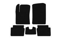 Hyundai I-10 2008–2013 Gumijaste preproge Carsuit (HB, črne) fotografija 1
