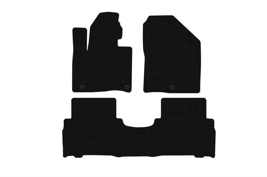 Kia Sorento III UM 2014–2020 Gumijasti tepihi za kabino Carsuit (2014-2018, 5-sedežni, črni) Image