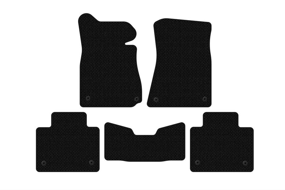 Lexus GS 2011–2020 Gumijasti tepihi Carsuit (2011-2015, SD, brez 4x4, črni) Image