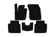 Lincoln MKZ 2012–2020 Carsuit gumijasti tepihi (2016–2020, SD, črni) fotografija 1